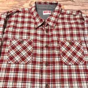 Wranglers Mens 3XL longsleeve Western plaid